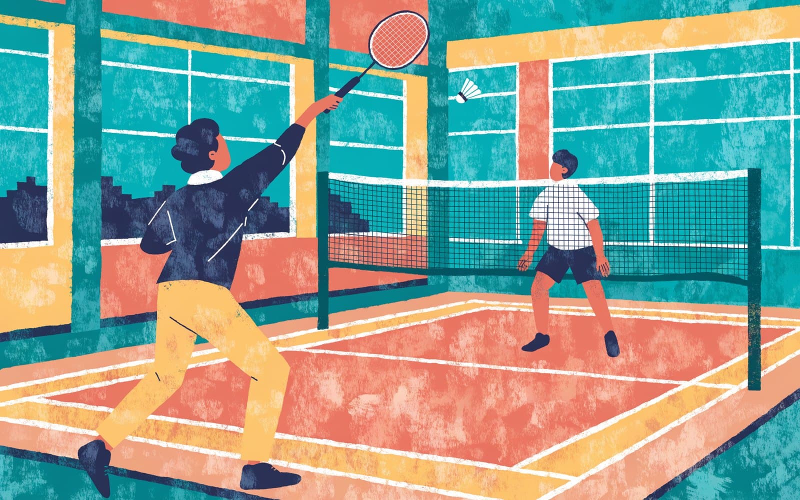 Badminton at the NG Church in Langebaan